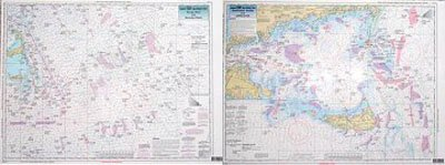 Captain Seagull's Nantucket Shoals and Georges Bank MA Nautical Chart