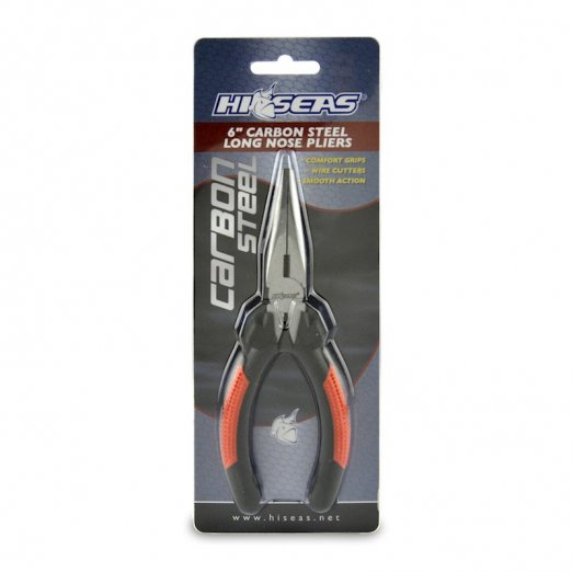 Hi-Seas 6" Carbon Steel Long Nose Pliers