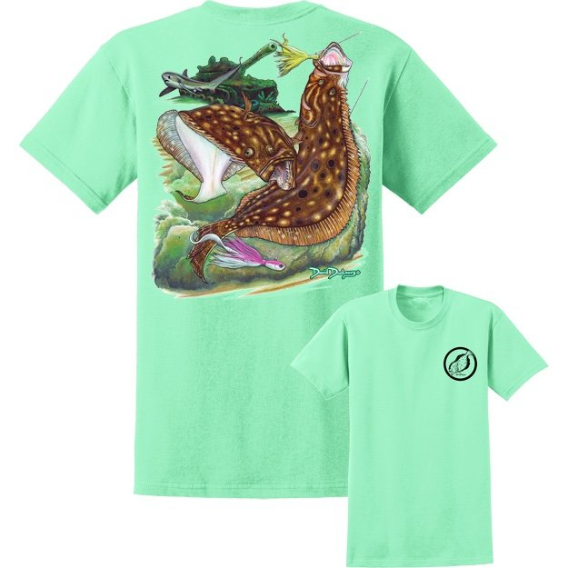 David Dunleavy Flounder Reef Short Sleeve T-Shirt