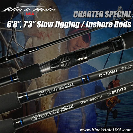 Black Hole USA Charter Special Spinning Rods