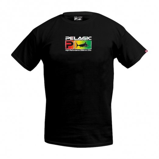 Pelagic Deluxe Rasta Fade Fishing T-Shirts