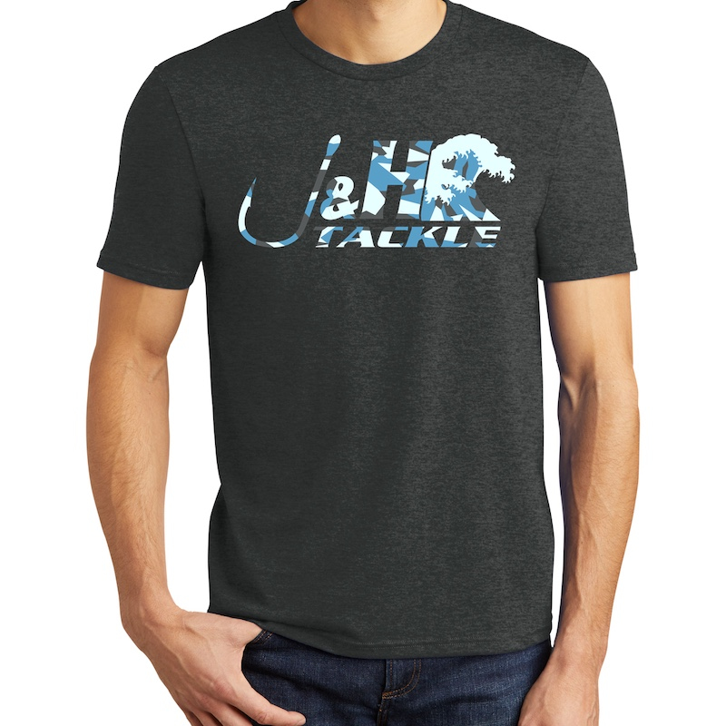 J&H Tackle Splinter Camo Wave Logo T-Shirt