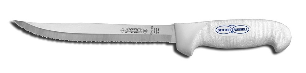 Dexter-Russell SofGrip 8" Tiger Edge Slicer Knife SG142-8TE-PCP