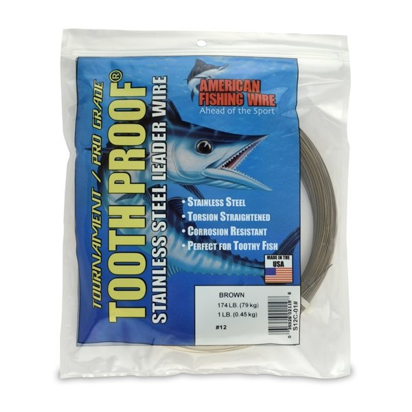 American Fishing Wire ToothProof Stainless Steel Leader Wire