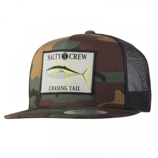Salty Crew Ahi Patched Trucker Hats Salty Crew Ahi Patched Trucker Hat