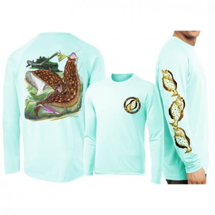 David Dunleavy Flounder Reef Long Sleeve Performance T-Shirt