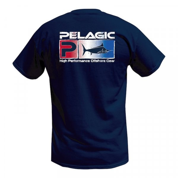 Pelagic Deluxe USA Fade Fishing T-Shirts