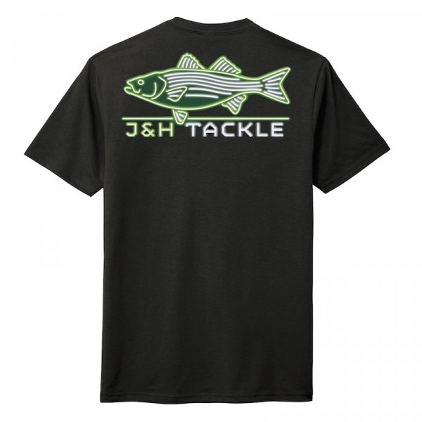 J&H Tackle Neon Striped Bass T-Shirt